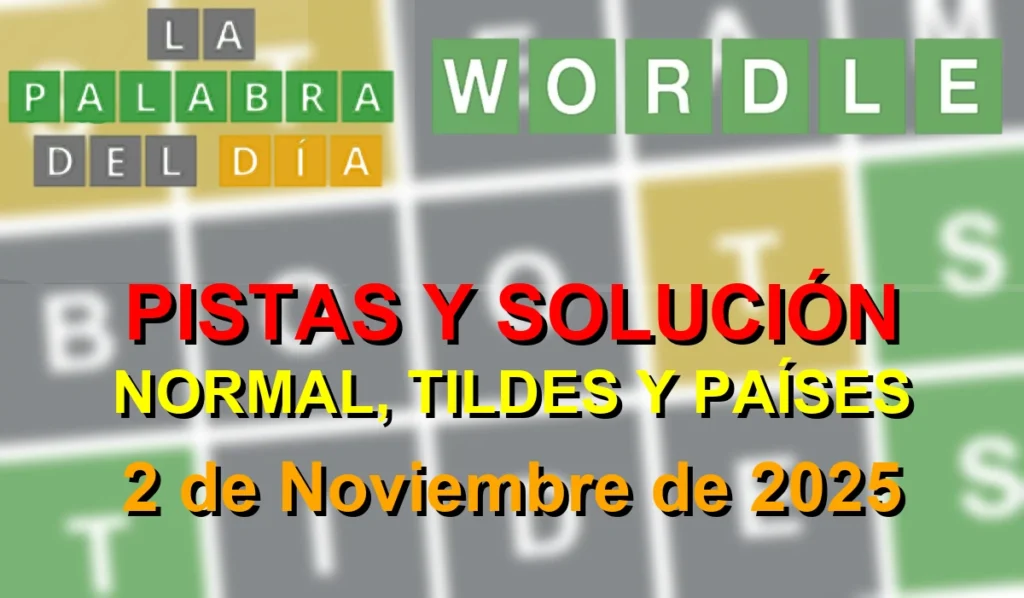 Solución La palabra del día de 2 de Noviembre de 2025
