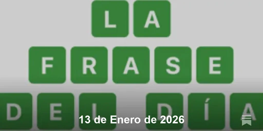 Solución La Frase del Día #669 – 13 de Enero de 2026