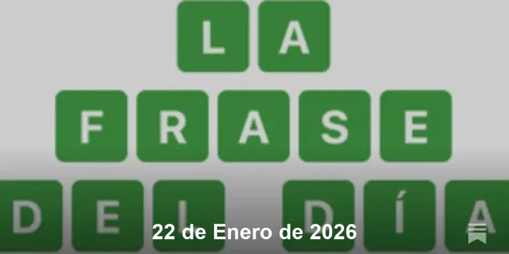 Solución La Frase del Día #678 – 22 de Enero de 2026
