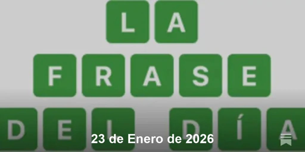 Solución La Frase del Día #679 – 23 de Enero de 2026