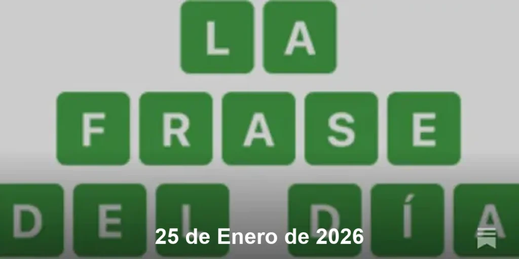 Solución La Frase del Día #681 – 25 de Enero de 2026