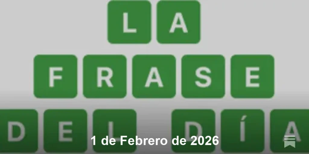 Solución La Frase del Día #688 – 1 de Febrero de 2026
