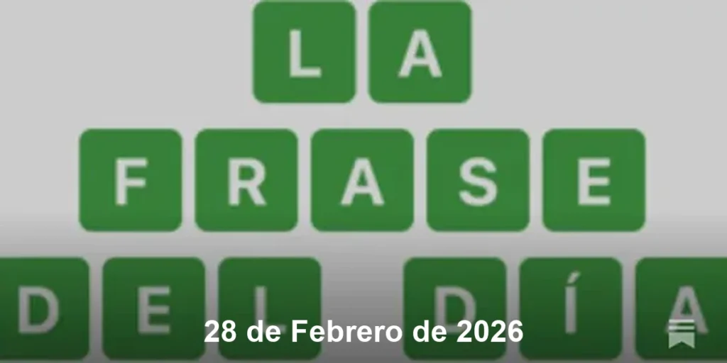 Solución La Frase del Día #715 – 28 de Febrero de 2026