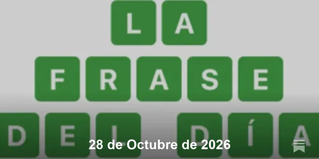 Solución La Frase del Día #957 – 28 de Octubre de 2026